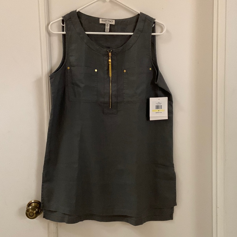 Ellen Tracy Linen Women’s Top